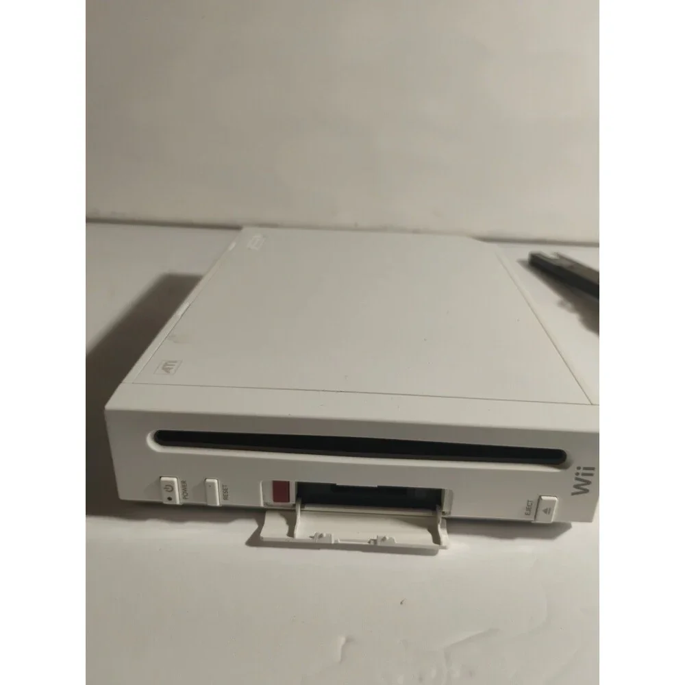 Nintendo Wii Console And Chord, Sensor Bar (No AV Cord) TESTED